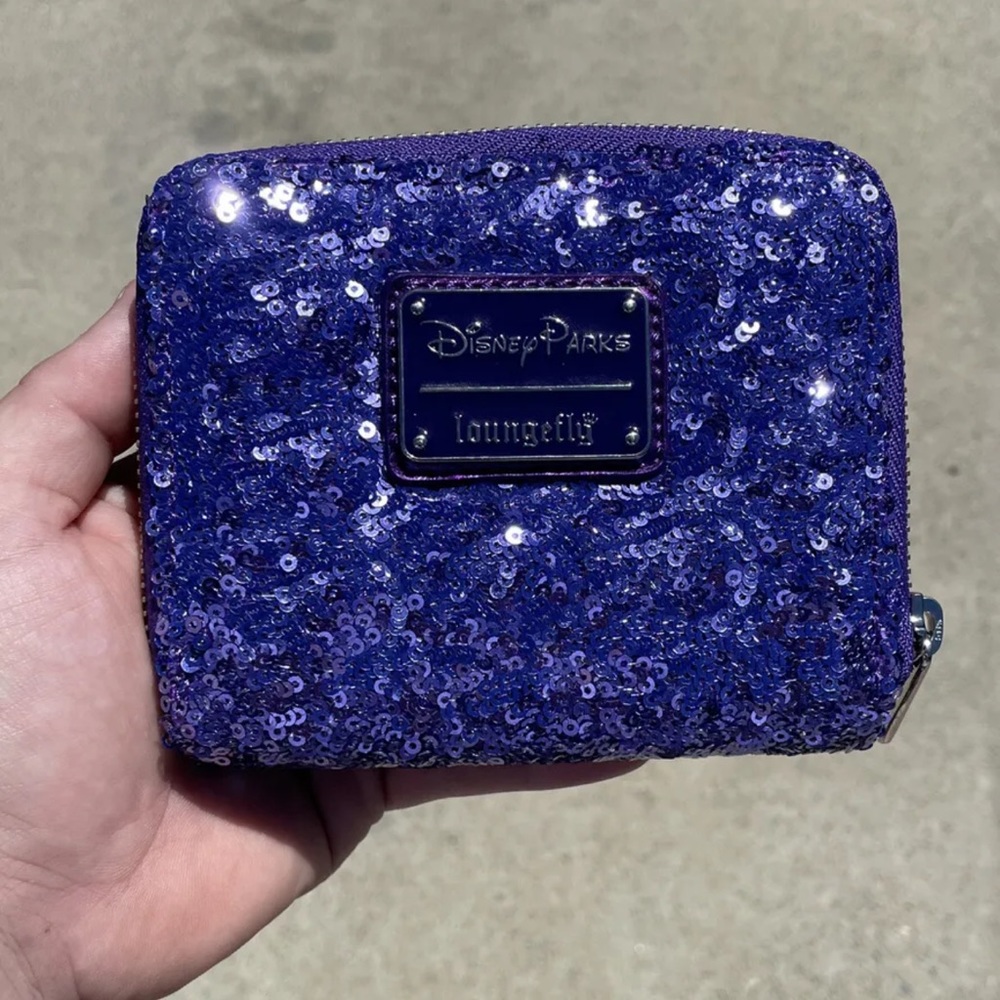 Disney Parks Loungefly Purple Potion Wallet Mouse Ears